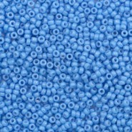Miyuki seed beads 15/0 - Duracoat opaque delphinium blue 15-4484